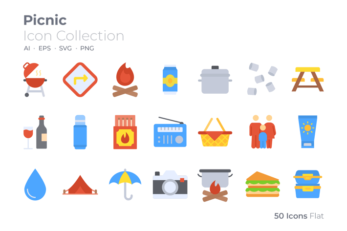 Picnic Color Icon
