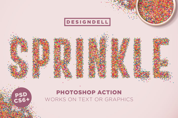 Sprinkle Photoshop Action