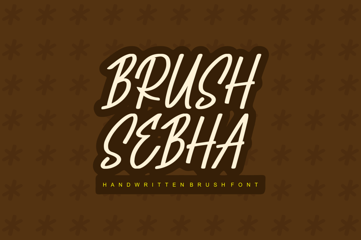 Brush Sebha - Handwritten Brush Font