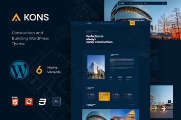 Kons - Construction WordPress Theme
