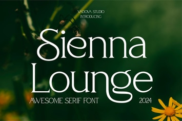 Sienna Lounge Serif Font