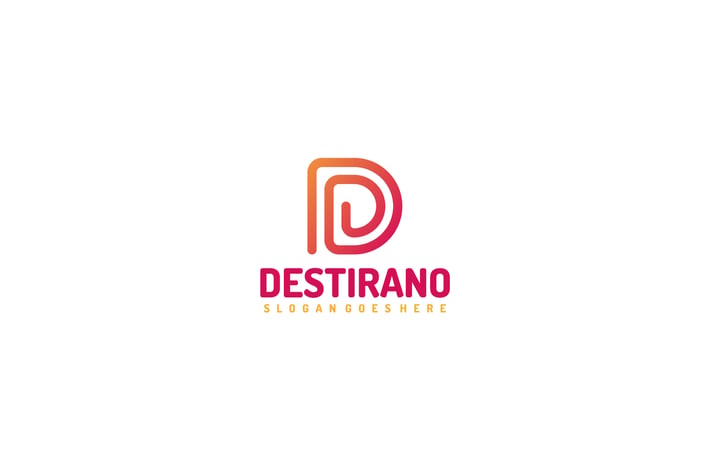 D Lines-Letter Logo