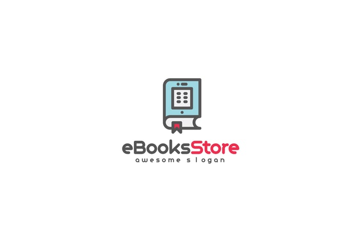 eBook store logo template