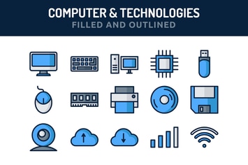 Computer and Technologies Icons