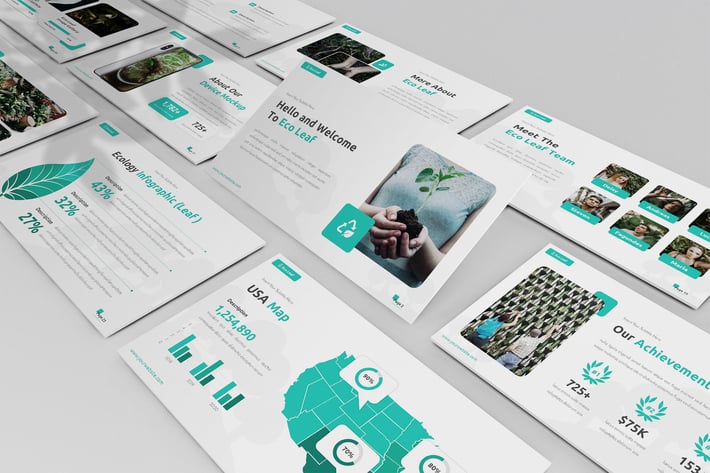 Eco Leaf - Environment Powerpoint Template