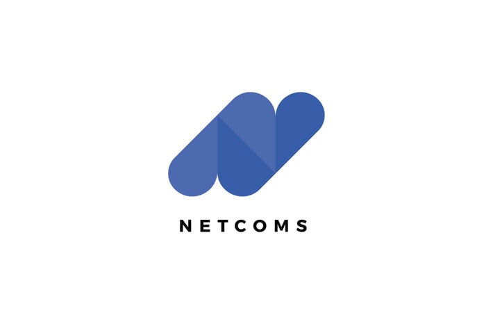 Netcoms N Letter Logo Template
