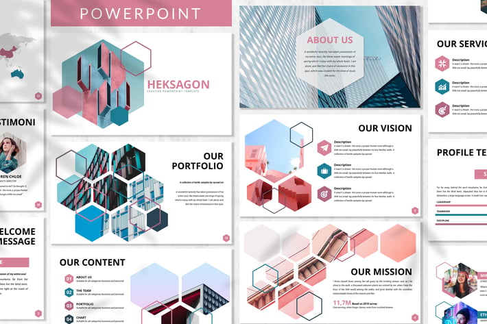 Heksagon - Business Powerpoint Template