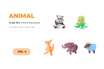 Cartoon Animal Illustrations