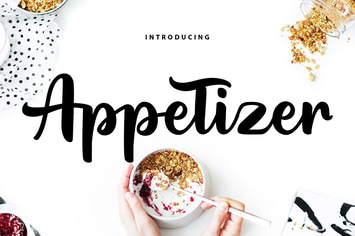 Appetizer | Modern Script Font