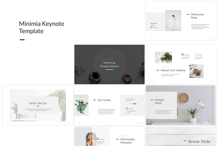 Minimia - Keynote Template