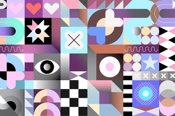 Abstract Geometric Seamless Pattern 
