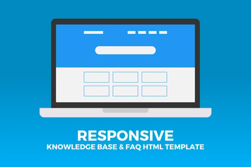 Responsive Knowledge Base & FAQ HTML Template