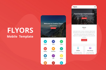 Flyors - Mobile Template