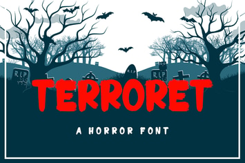 Terroret a Horror Font