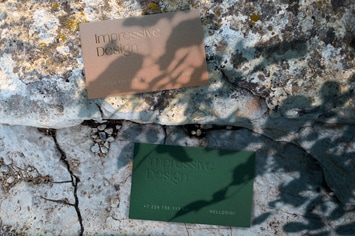 Realistic Business card Mockup