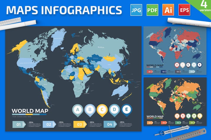 Maps Infographics