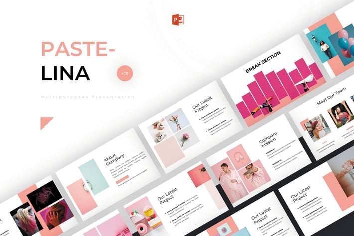 Pastelina - Powerpoint Template