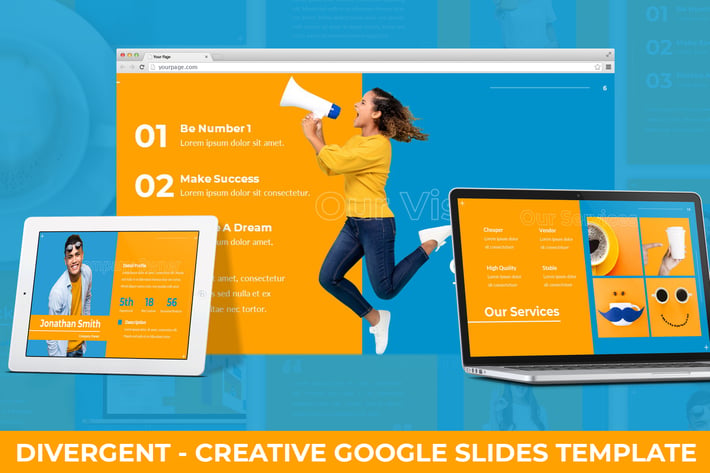 Divergent - Creative Google Slides Template