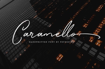 Caramello - Handwritting Script Font
