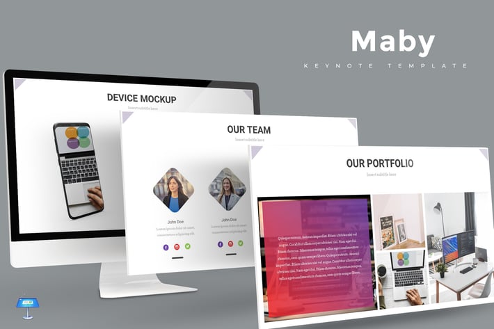 Maby - Keynote Template