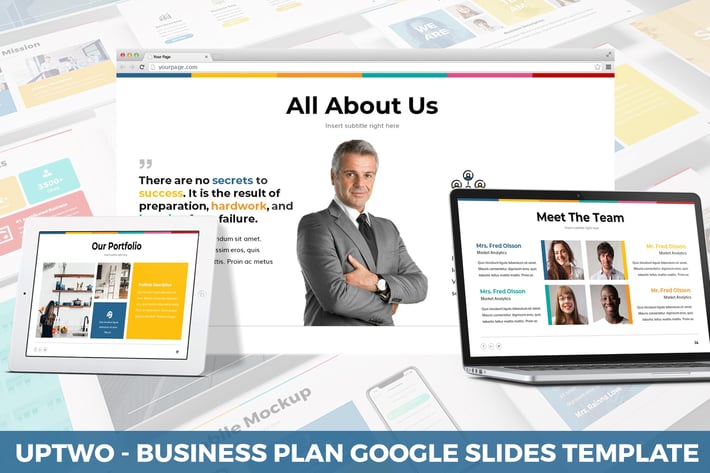 UpTwo - Business Plan Google Slides Template