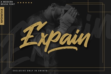 Expain Brush Font