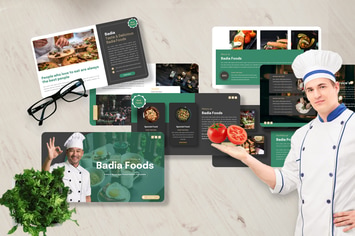 Badia - Food & Beverage Powerpoint Template