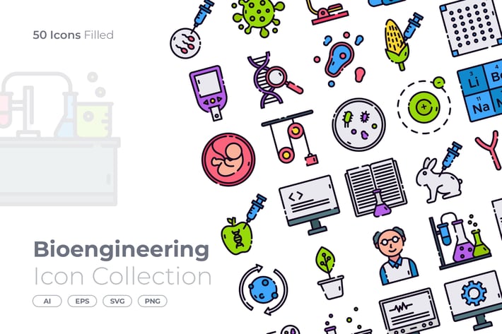 Bioengineering Filled Icon