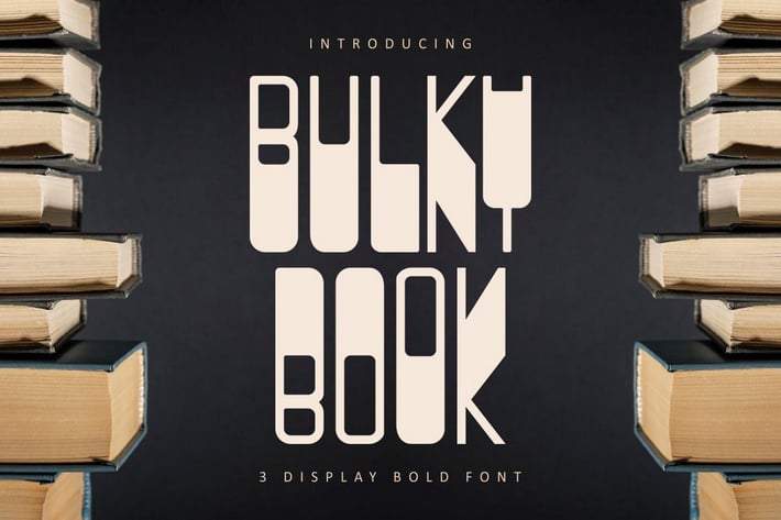 Bulkybook - 3 Display Bold Font