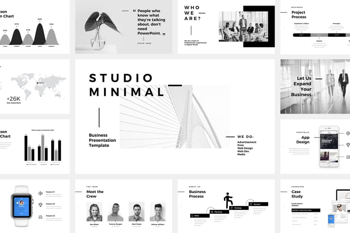 Studio Minimal Presentation Keynote Template 