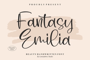 Fantasy Emilia Handwritten Font