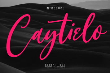 Caytielo Handwritten Script Font