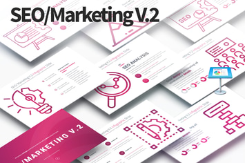 SEO/Marketing V.2 - Keynote Infographics Slides