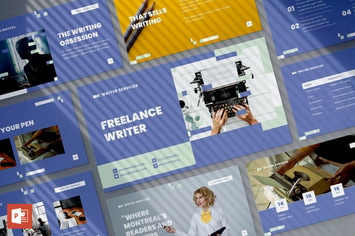Freelance Writer PowerPoint Presentation Template