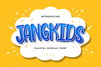 Jangkids - Playful Display Font