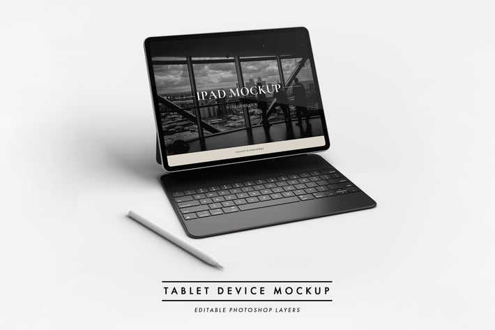 Tablet device mockup and scene generator