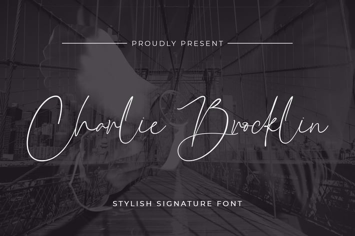 Charlie Brocklin - Stylish Signature Script