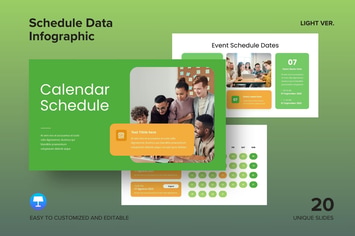 Schedule Data Infographic - Keynote Template