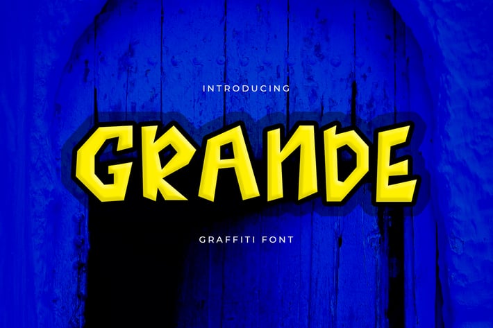 Grande - Graffiti Font