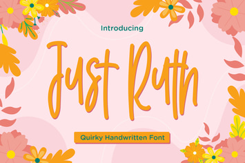 Just Ruth – Quirky Handwritten Font
