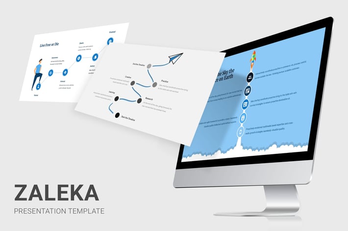 Zaleka - Timeline Infographic Keynote