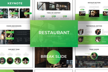 Restaurant - Business Keynote Template
