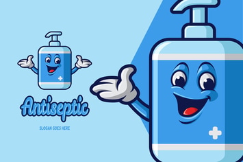 Antiseptic - Mascot Logo