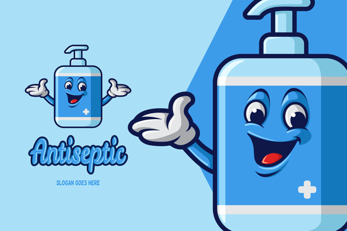 Antiseptic - Mascot Logo