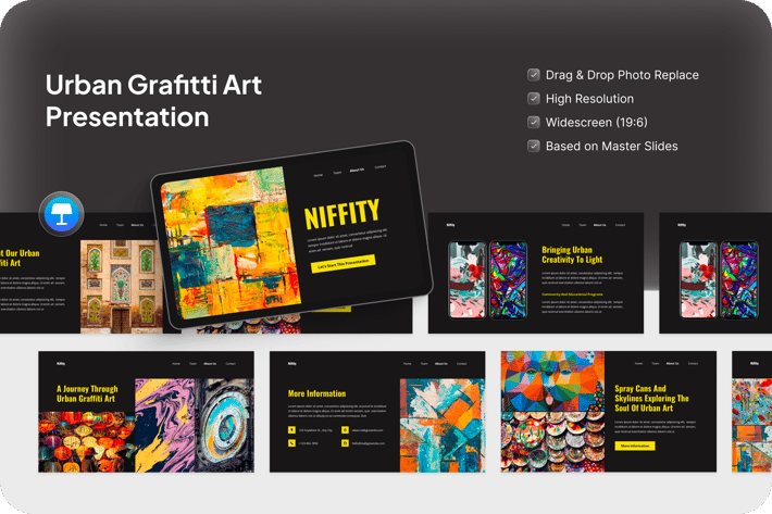 Urban Grafitti Art Presentation Keynote