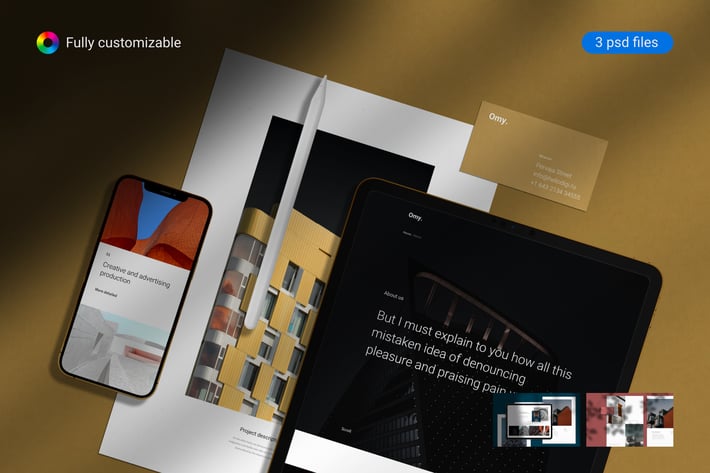 Scene Creator Mockup Set