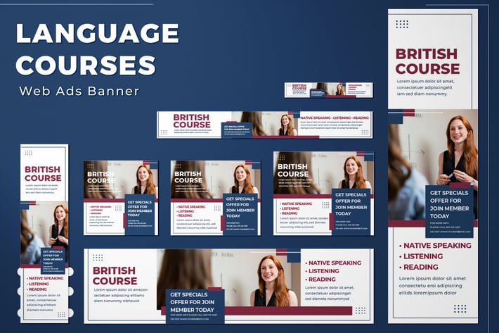 Web Ads Banners - Language Course