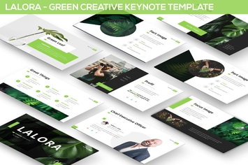 Lalora - Green Keynote Template