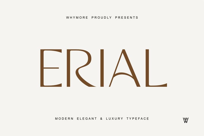 ERIAL | Simple Luxury Serif Font for Branding