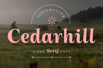 Cedarhill - Sleek Serif Font
